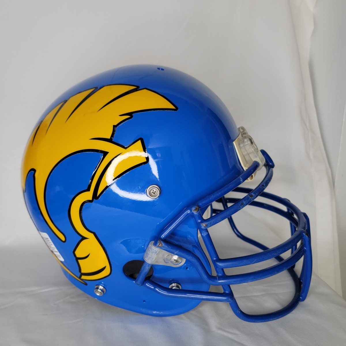交渉可　schutt ヘルメット　Pro Air II Vtg Schutt Pro AiR II Game Used Worn sz Med Metallic Royal
