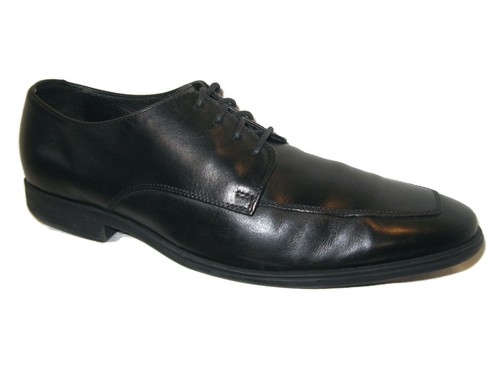 Black Leather Oxford Dress Shoes Mens 