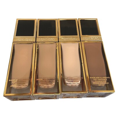 Tom Ford Shade and Illuminate Soft Radiance Foundation SPF50 -13 SHADES- NEW