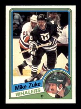 1984-85 O-Pee-Chee #80 Mike Zuke - Crease Free
