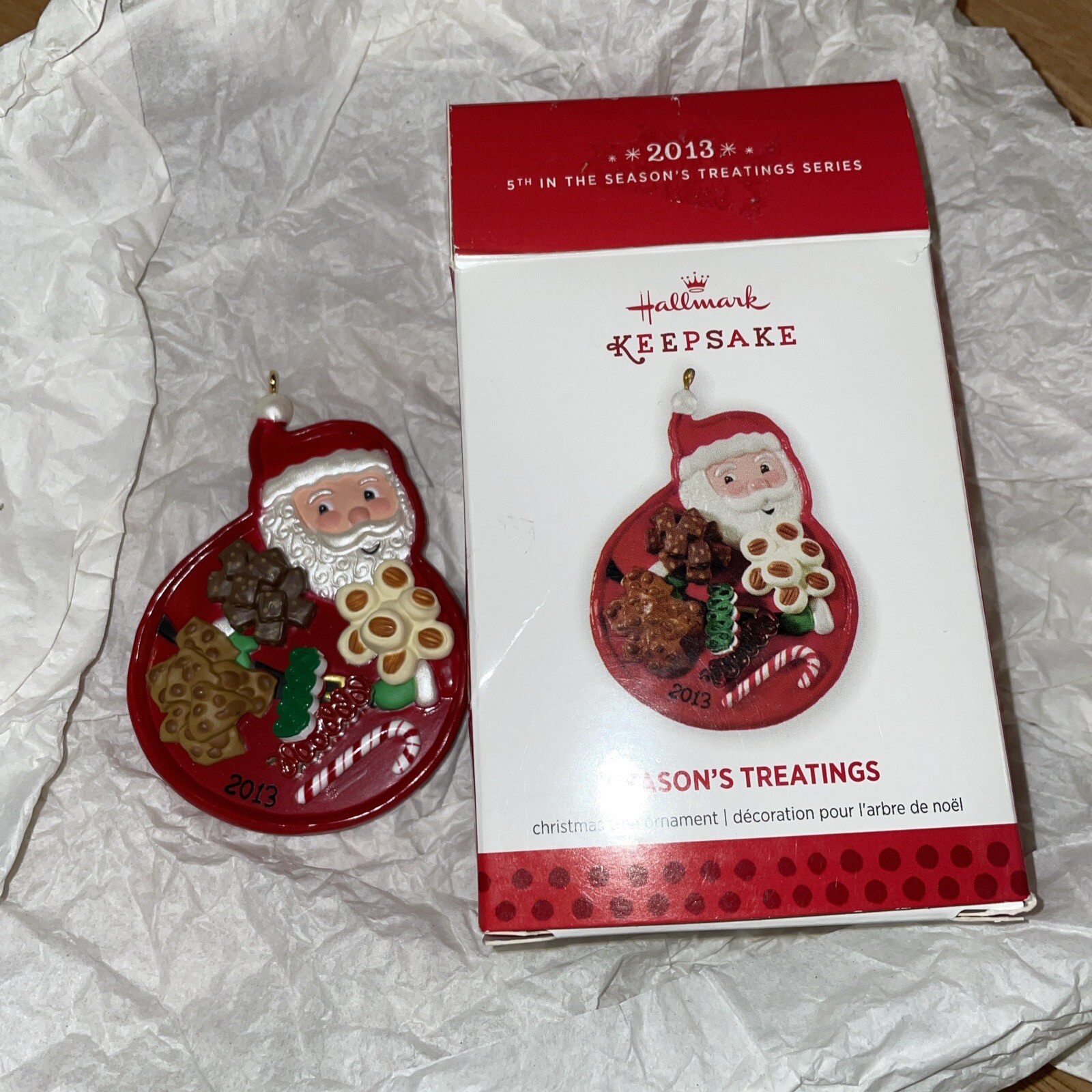 Hallmark 2013 Keepsake Ornament Season's Treatings 5 in Series eBay