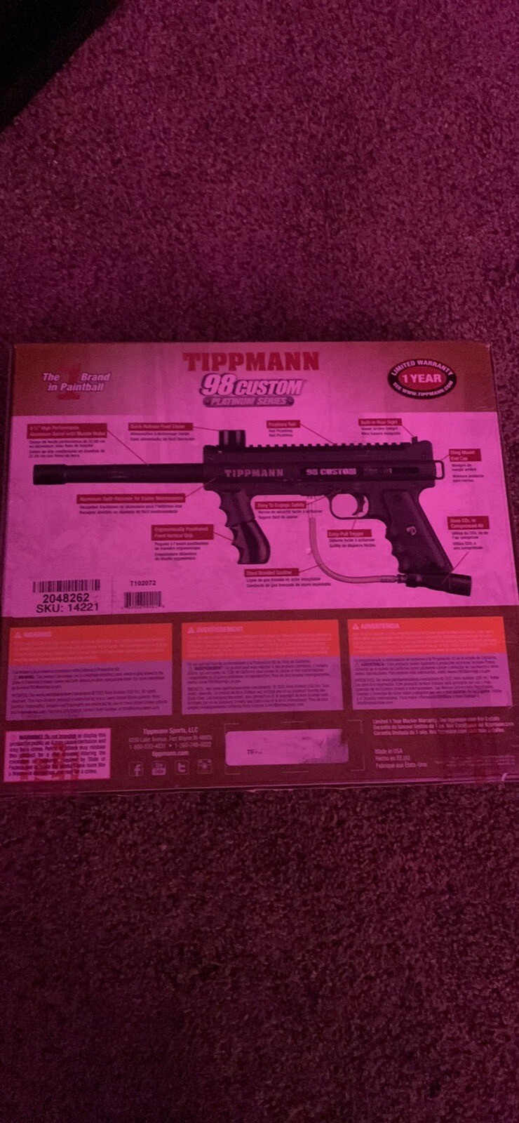 Paintball Gun, Tippmann 98 Custom Platinum Edition 669966993902 eBay