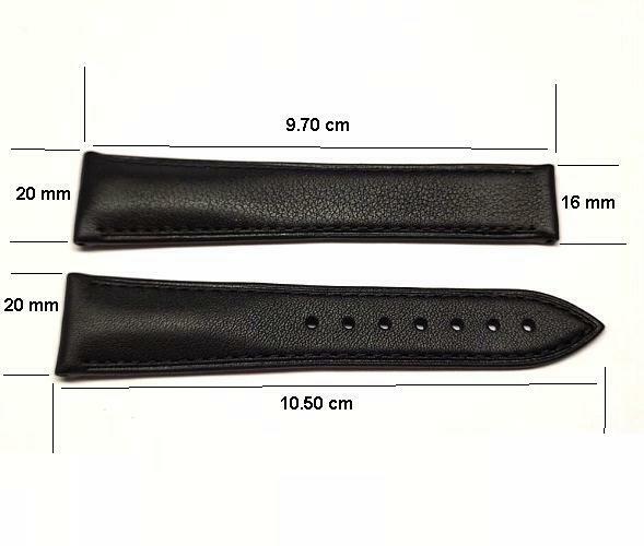OMEGA leather black strap 20mm 032CUZ014116 CUZ014116 310.32.42 