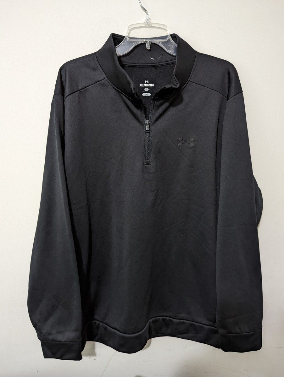 Mens Clothing Black Under Armour Half Zip Under Armour Mens Armour