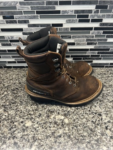 Botas de Leñador Impermeables Puntera Compuesta Carhartt CML8360 Escalada Talla 10.5 Marrón - Imagen 4 de 7