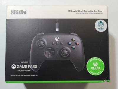 8BitDo (82CE) Ultimate Wired Controller for Xbox w/ Hall Effect Joysticks, Black