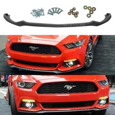 Fits 15-17 Ford Mustang Oe Style Unpainted Front Bumper Lip Chin Spoiler Pu Fits 15-17 Ford Mustang Oe Style Unpainted Front Bumper Lip Chin Spoiler Pu