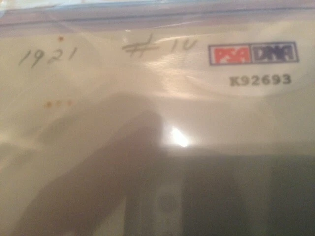 Bert Cole signed card Gave up Babe Ruth's 139th career HR PSA/DNA - Image 2 of 2