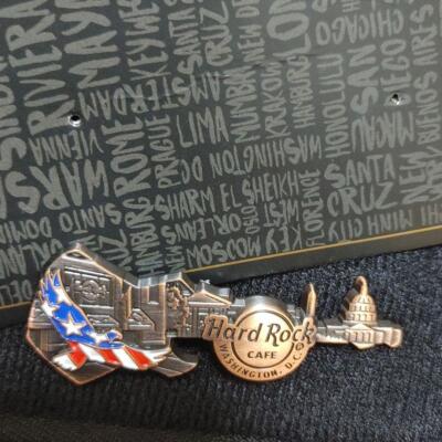 Hard Rock Cafe Hard Rock Cafe Washington DC skyline pin without