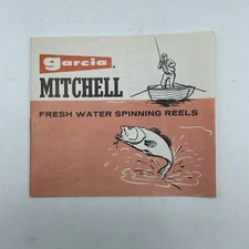 Vintage Mitchell 300 / 301  Reel Manual  w / Schematics