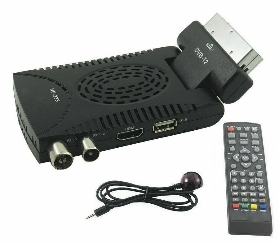 DECODER MINI DIGITALE TERRESTRE SCART DVB-T3 180° USB HDMI PRESA SCART - Immagine 2 di 2