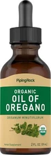 Oil of Oregano Drops | 2 oz | Organic Liquid Extract | Non-GMO | by Piping Rock