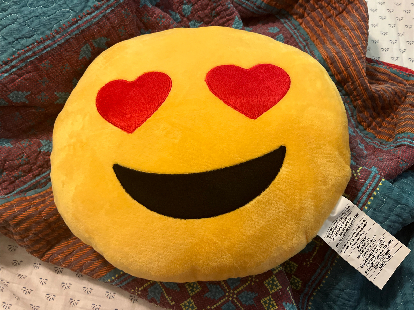 smiley pillow under 100