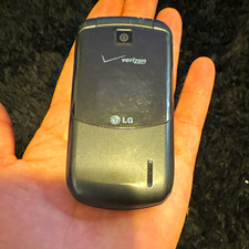 LG VX5600 Accolade Verizon CDMA Flip Phone Silver/Gray Camera 2G/3G