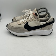 Nike WMNS Waffle Debut DH9523-102 Women Casual Shoes Sanddrift/Black Sz 7.5