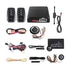 Easyguard Ec002-T2 Pke Car Alarm System With Keyless Entry, Auto Start, Push St