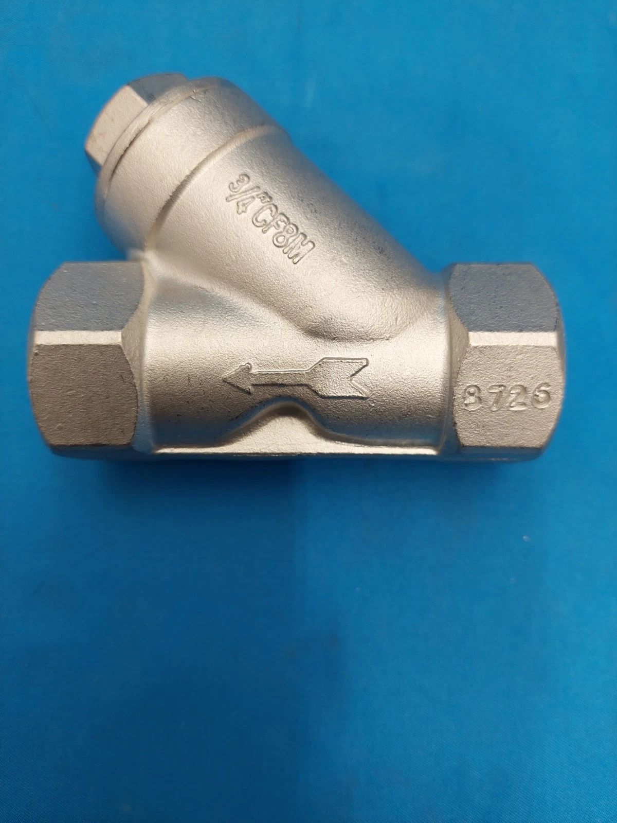 3/4" CF8M Thread Stainless Steel Y Type Strainer Pump Filter