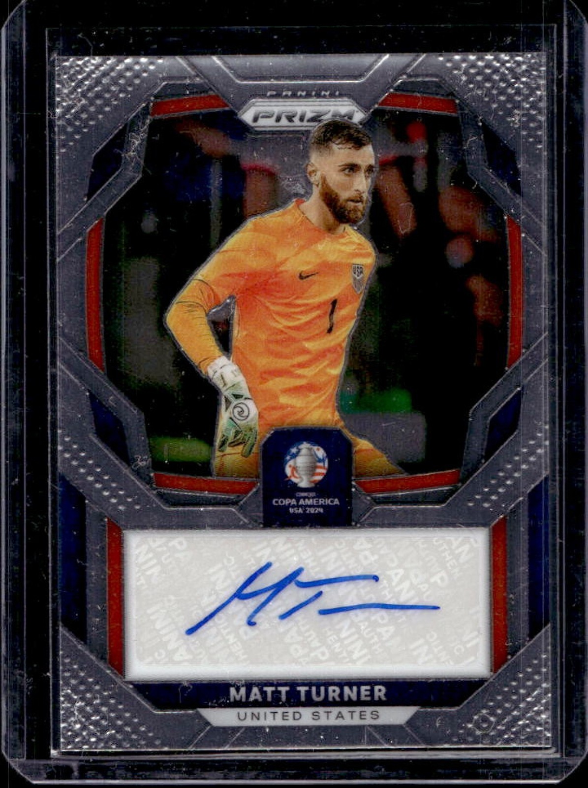 2024 Prizm Copa America Matt Turner Signatures Auto #S-MT USA