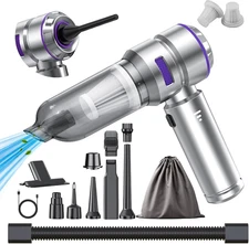 Car Vacuum Cleaner High Power - 22000PA Portable Car Vacuums 4 in 1 Compressed A