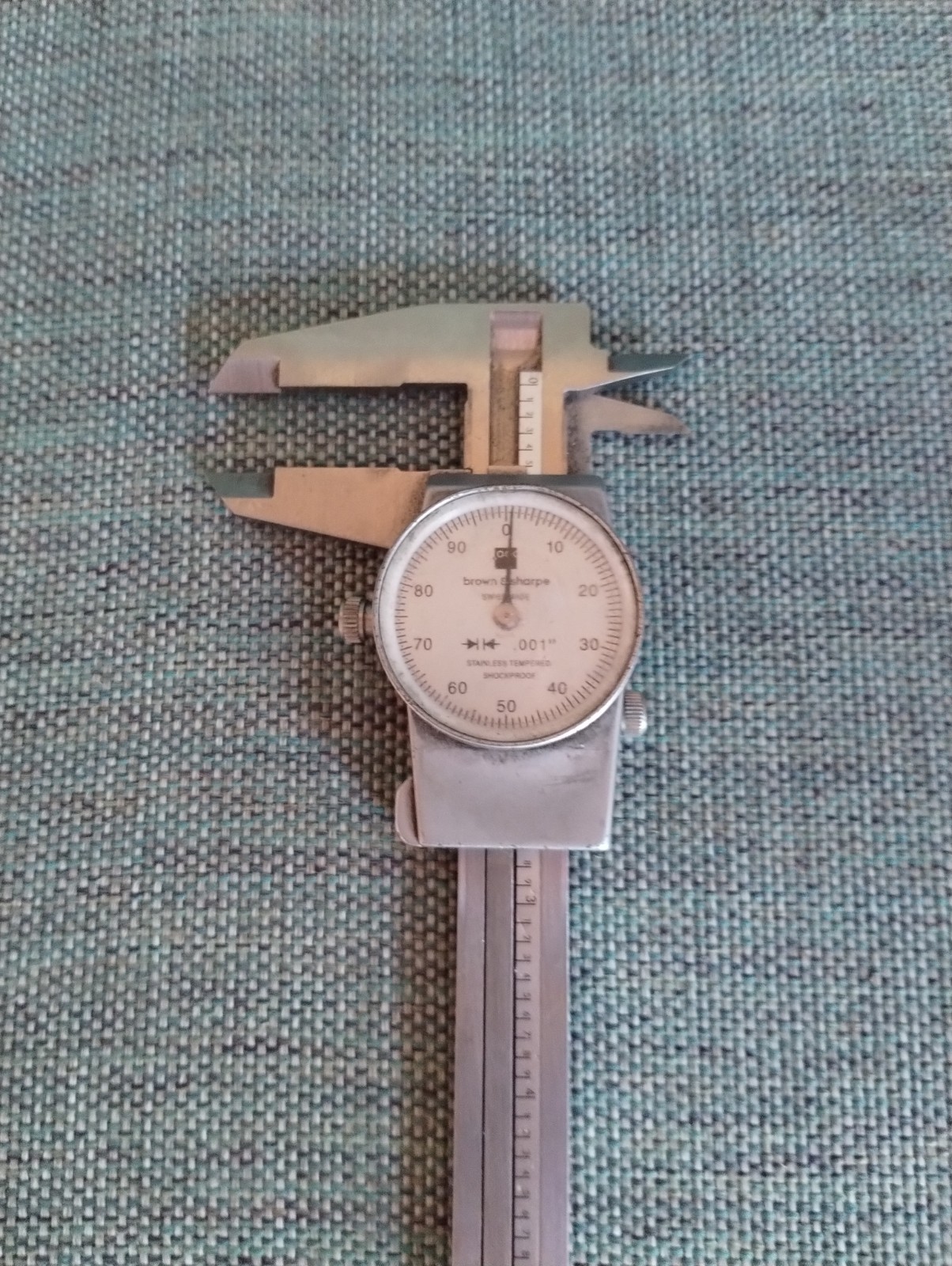 Brown & Sharpe 599-579-4 Dial Caliper 0-6" .001" Swiss Made Shockproof ...