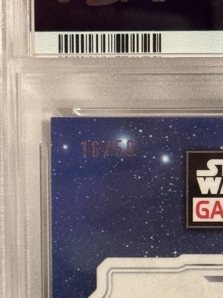 2024 Star Wars Galaxy Disciples Of The Empire #95 Mojo Refractor/50 PSA 8 casi nuevo-como nuevo Foto 3 de 3