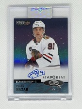 2024 UD CLEAR CUT FRANK NAZAR COLLECTOR'S CHOICE STARQUEST AUTO ROOKIE RC
