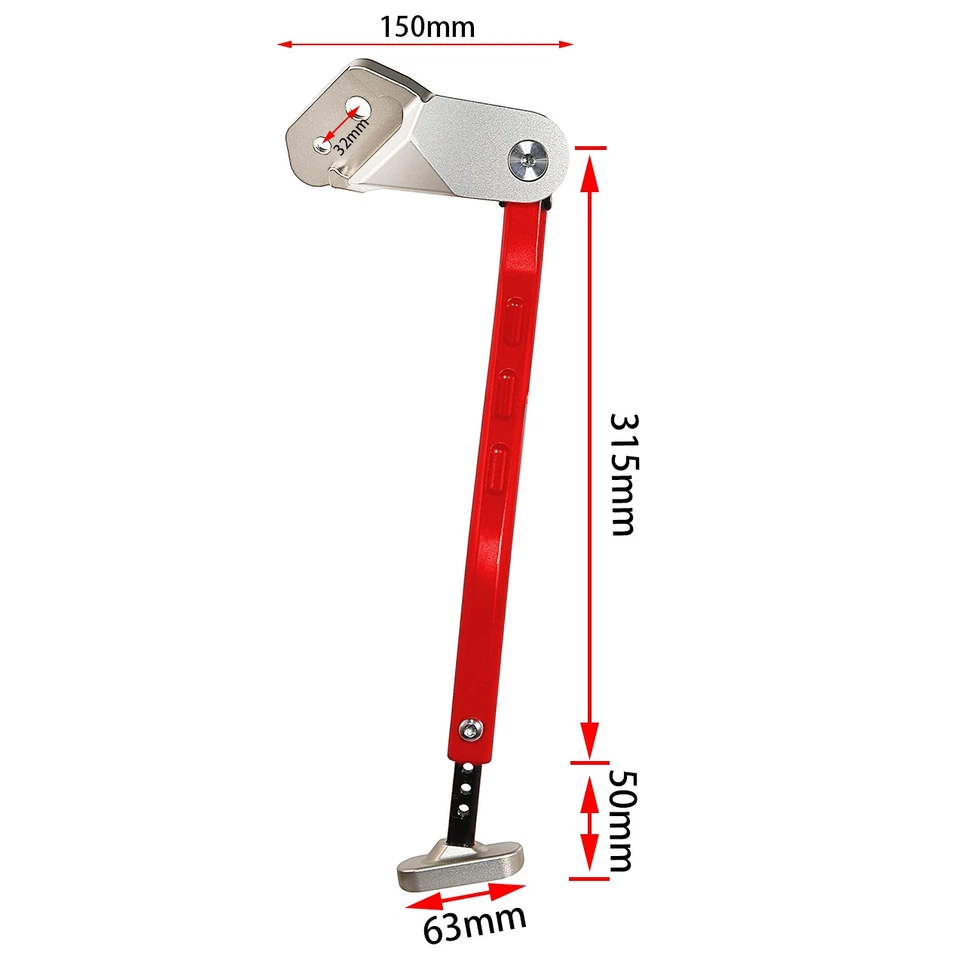 1Red Side Stand Add-On Kickstand Compatible For Honda 2013–2024 CRF450R - Image 2 of 4