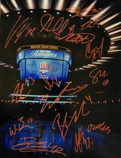 2025-26 Partial New York Rangers team signed photo.