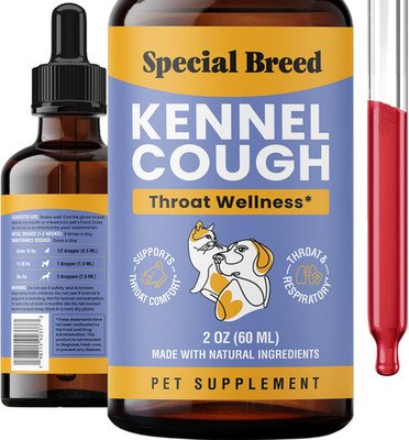 Kennel Cough Support for Dogs & Cats   Helps with Dry, Wet & Barking Cough   Her