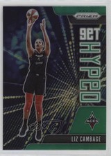 2021 Panini Prizm WNBA Get Hyped Green Prizm Liz Cambage #8 n1u