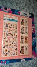 Paper House Dog Stickers Sticky Pix Life Organized Puppy Puppies Lot 2 Packs