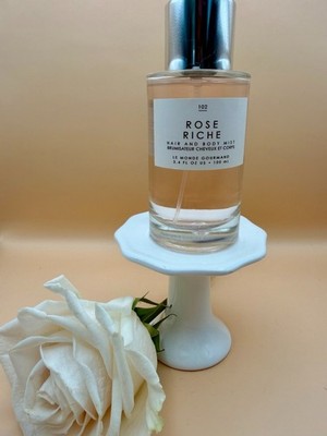 Le Monde Gourmand Rose Riche Hair & Body Mist 3.4 oz 100ml NEW Floral Spray
