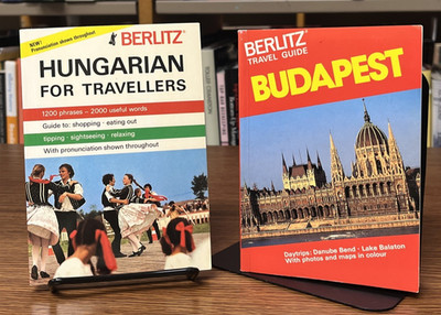 Berlitz Lot Of 2 Pocket Travel Guides: Hungarian '81 and Budapest '85-'86 PBs