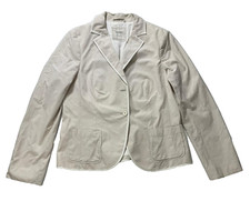 Esprit Women’s Striped Blazer Beige Tailored Jacket Size 12 EU 42