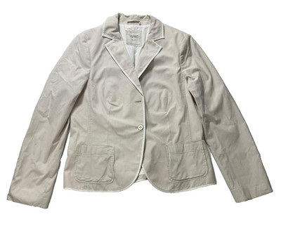 Esprit Women s Striped Blazer Beige Tailored Jacket Size 12 EU 42