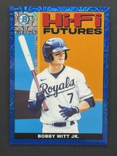 2022 Bowman Bobby Witt Jr. Blue Refractor /150 Hi-Fi Futures Rookie RC Royals