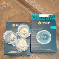 Safety 1st Clear View Stove Knob Covers 5-Pack - Lot Of Two 