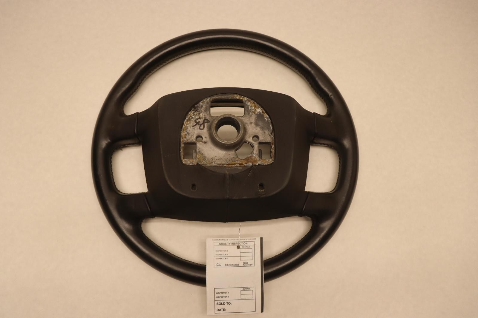 2006-2012 BENTLEY CONTINENTAL FLYING SPUR STEERING WHEEL BLACK OEM