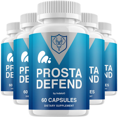 (5 Pack) ProstaDefend Supplement for Men   Prosta Defend Advanced Formula