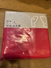 Pannelli Tenda 55" x 69" 100% Cotone IKEA BLENDA Rosso (2) Nuovo in Confezione