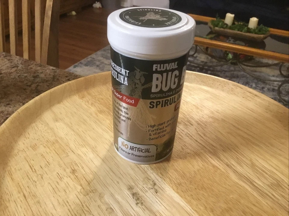 Comida para peces Fluval Bug Bites Spirulina Flakes 1,59 oz nueva sellada envío gratuito Foto 2 de 4