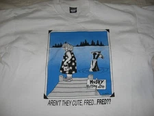 Vintage Screen Stars Best Men's Graphic Musky Petting Zoo T Shirt L/XL USA