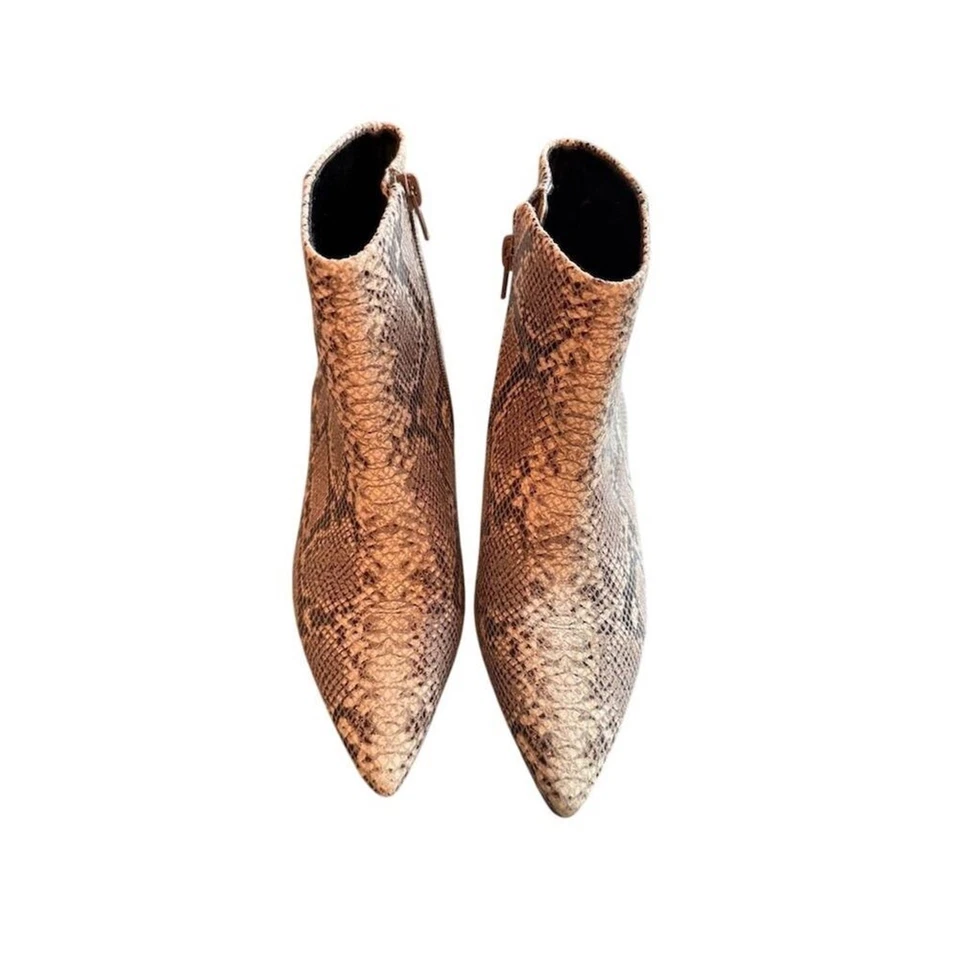 Botines Corso Como para mujer multicolores imitación piel de serpiente talla 6M Foto 2 de 4