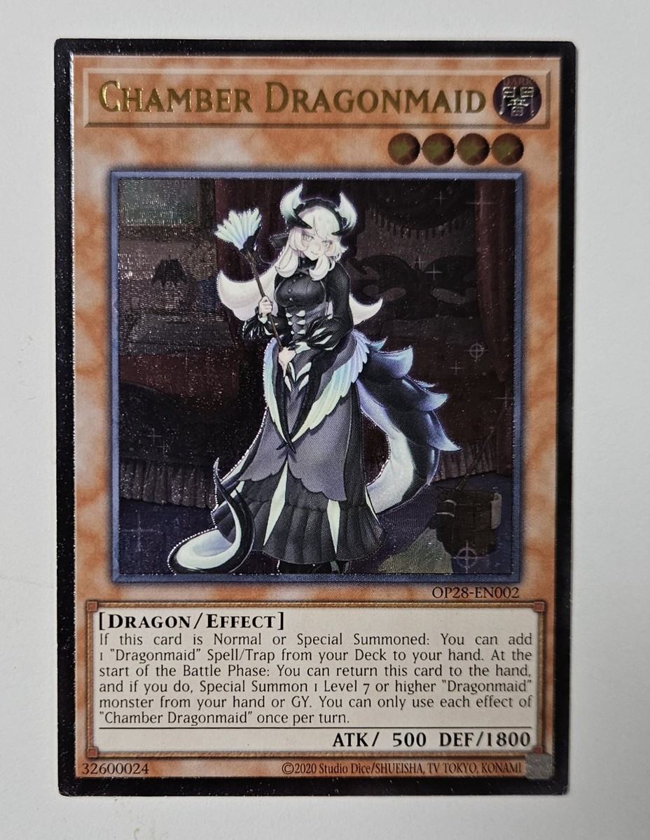 Yugioh OTS Tournament Pack 28 OP28-EN002 Chamber Dragonmaid Ultimate Rare