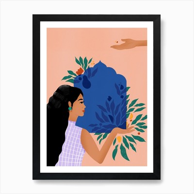 Your Touch Changes Everything Kunst P Gerahmtes Wandbild Poster Leinwanddruck Bild