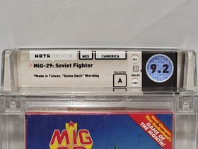 NEW Mig 29 Soviet Fighter Nintendo NES Game SEALED Graded WATA 9.2 A Camerica