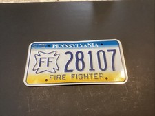 Targa vigili del fuoco Pennsylvania anni 2010 FF vigili del fuoco PA Penna 28107
