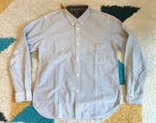 Comme des Garcons Homme 2011 gray button down shirt, size M