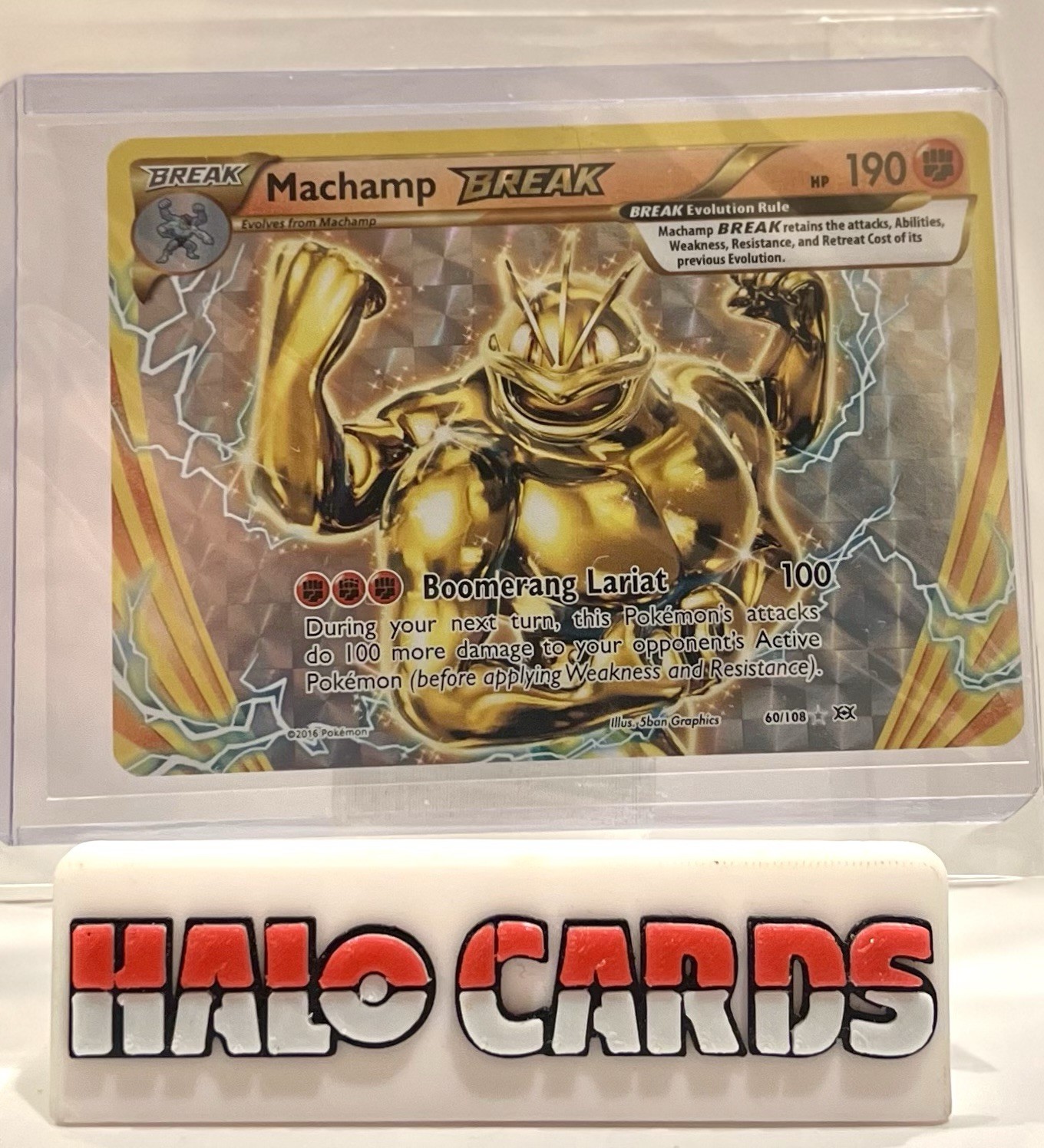 PACK FRESH Machamp BREAK 60/108 Holo Rare XY Evolutions Pokémon Card MINT Y9