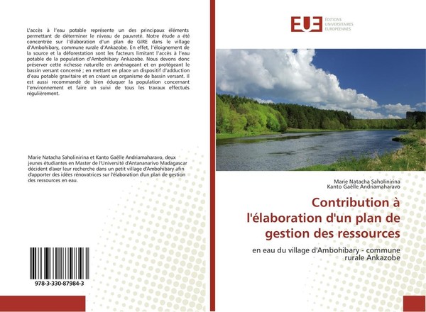 Contribution à L'éLaboration D'un Plan De Gestion Des Ressources Marie Natacha S-image